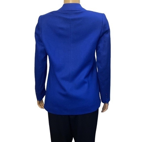 Vintage 90s Field’s Classic Blazer Royal Blue Wool single breasted size 10 - Picture 6 of 12